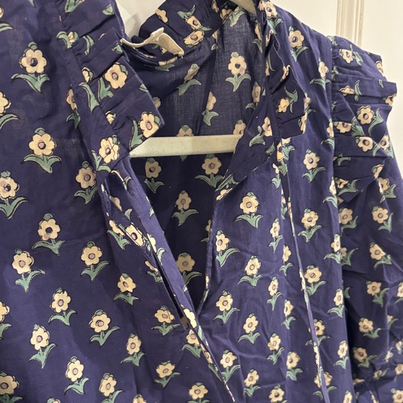 Floral Navy Midi Dress - Picture 6 of 7